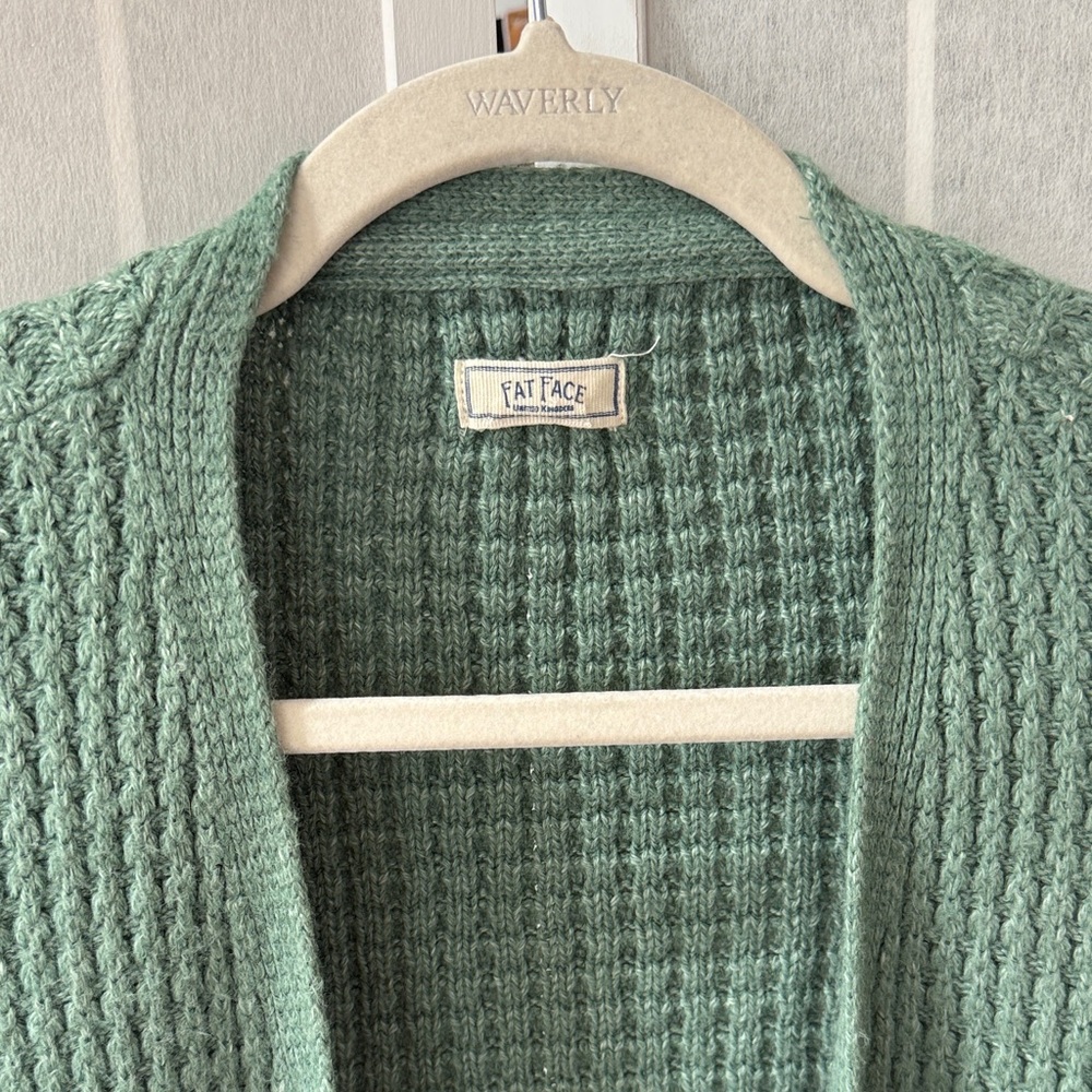 Fat Face Mint Green Women's Cardigan - Picture 3 of 7
